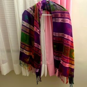Ethnic colorful scarf